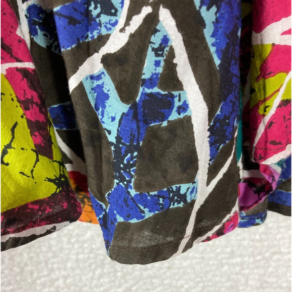 Vintage Y2K Madison Studio Patchwork Multicolor Colorful Maxi Skirt Pull On 14 - Picture 13 of 14